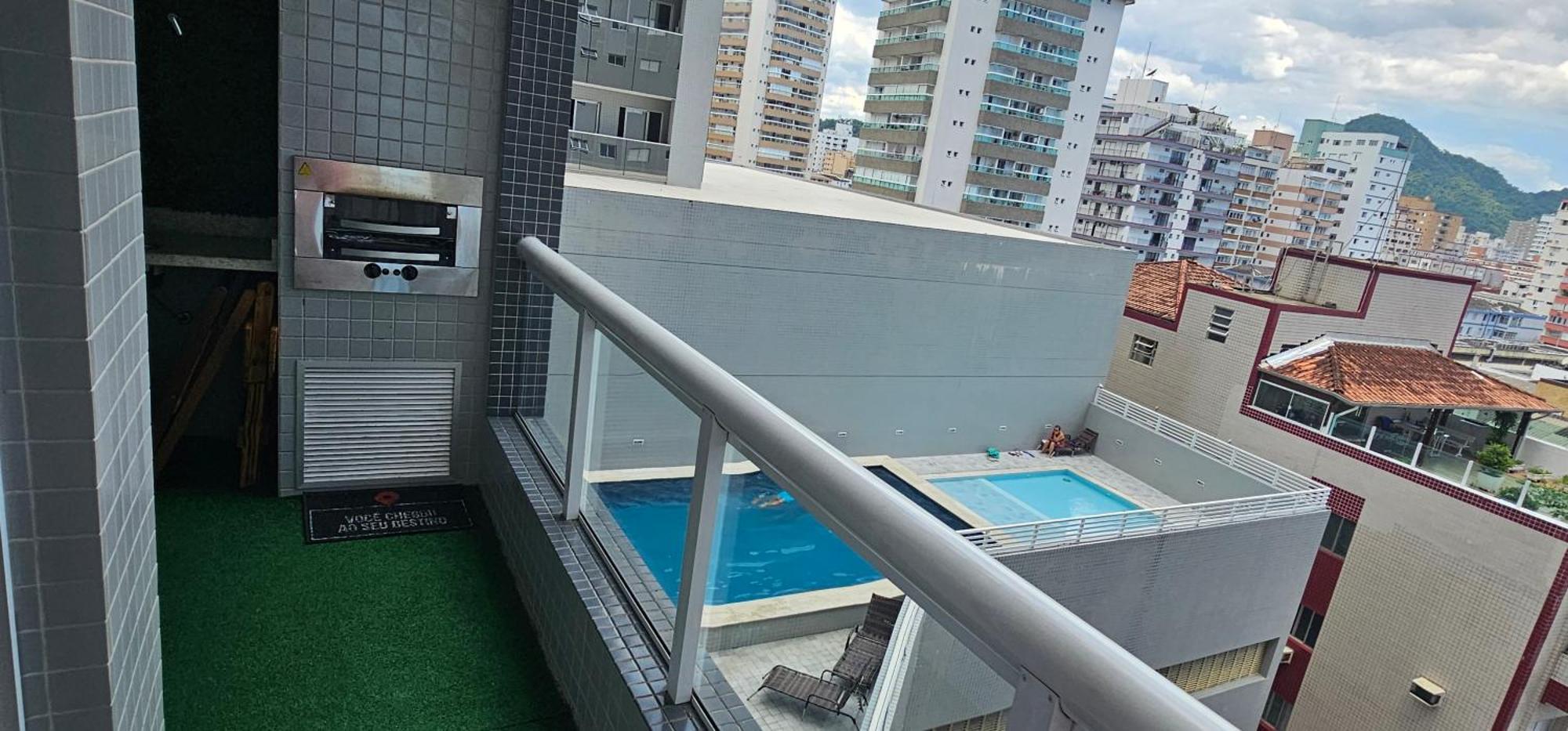 A Melhor Localizacao Da Praia Grande/Sp Exteriör bild