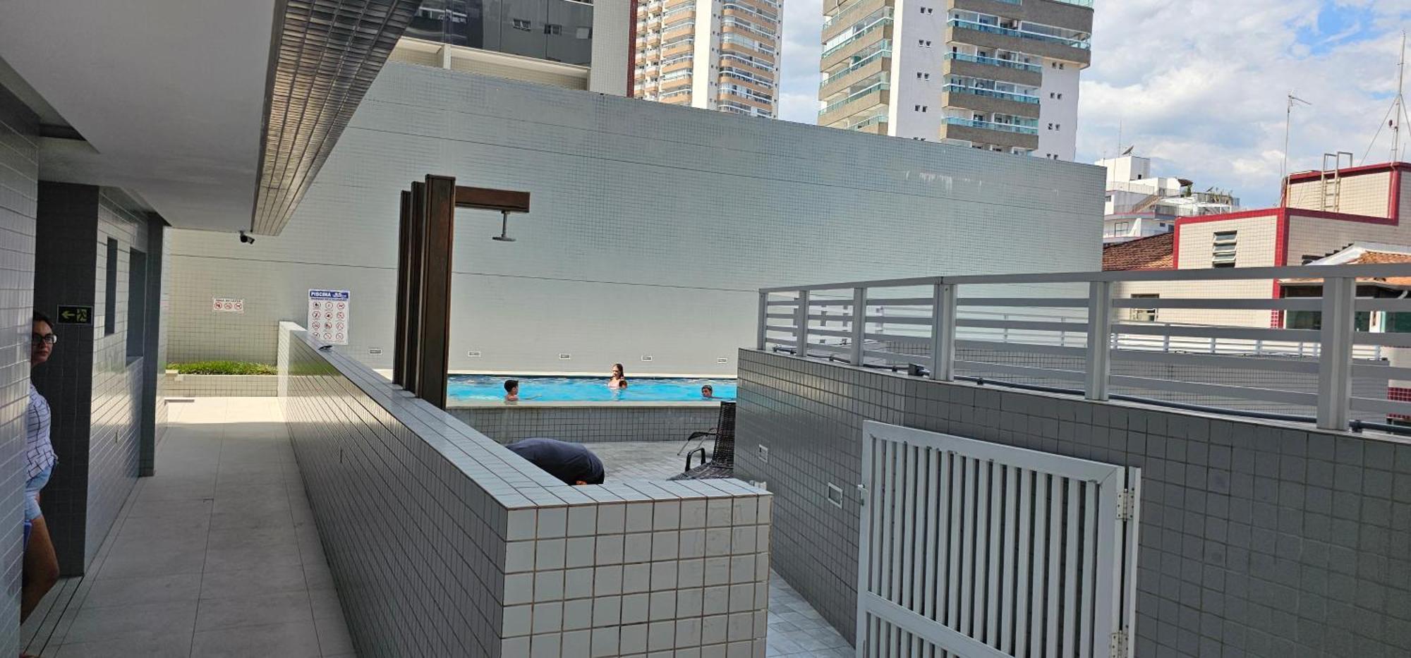 A Melhor Localizacao Da Praia Grande/Sp Exteriör bild
