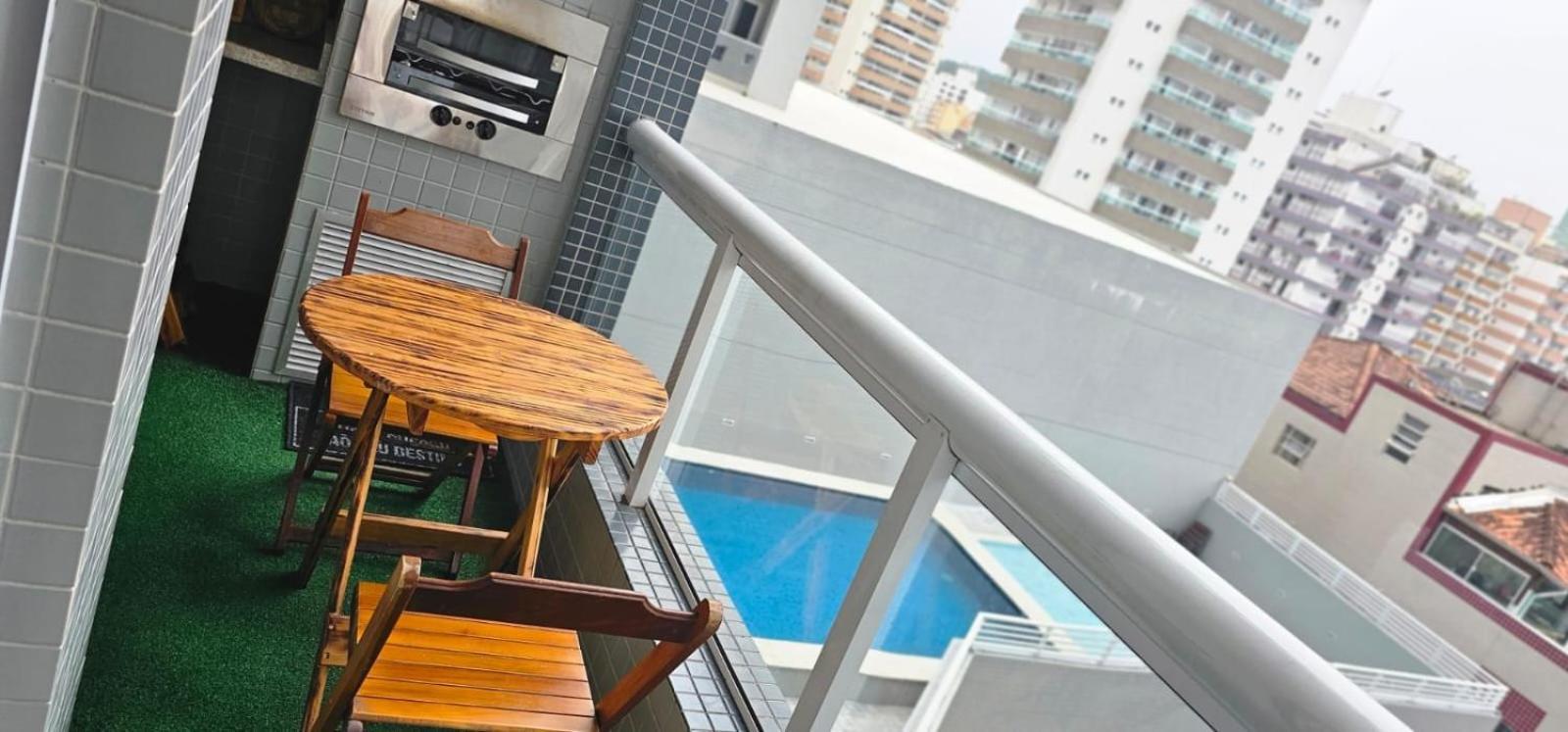 A Melhor Localizacao Da Praia Grande/Sp Exteriör bild
